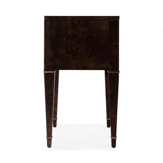 Kai 2 Drawer Nightstand in Dark Brown  5713446