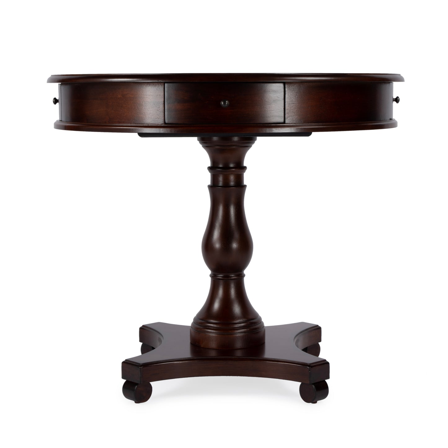 Fredrik 34"D Round Game Table in Medium Brown  5718024