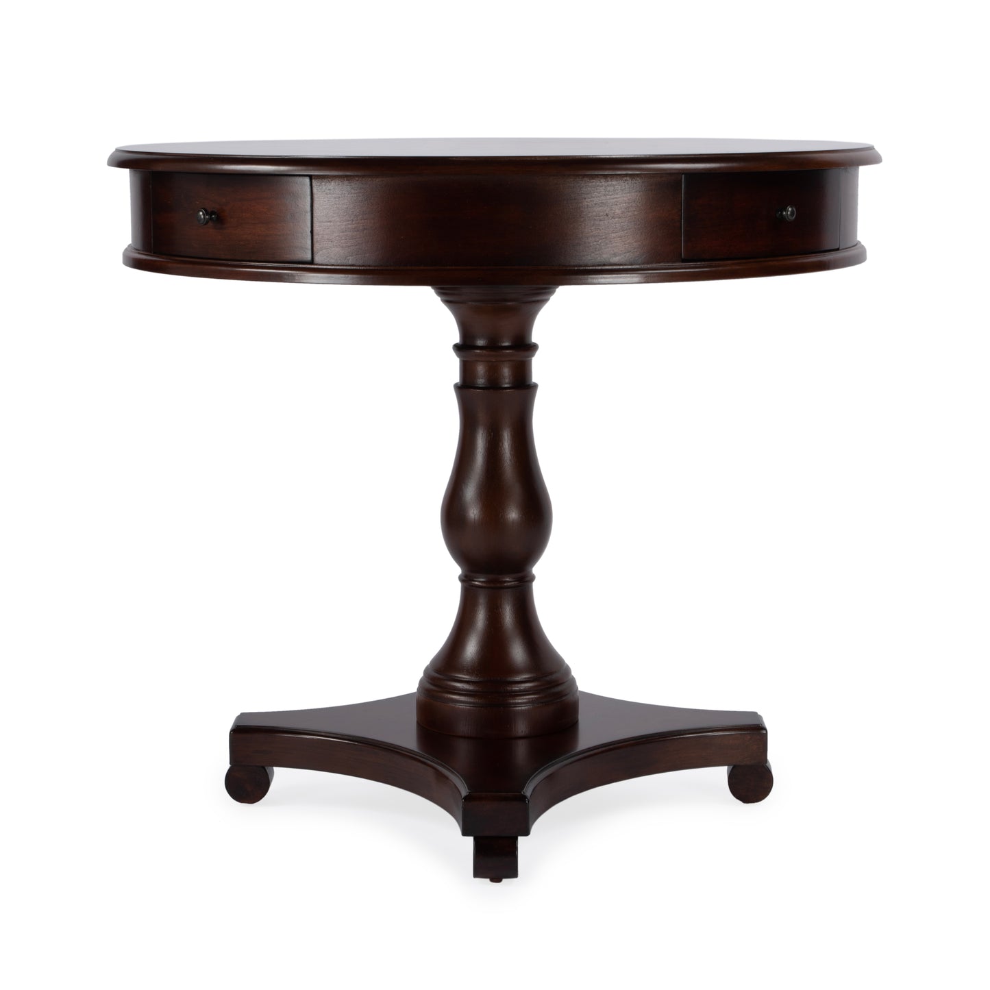 Fredrik 34"D Round Game Table in Medium Brown  5718024