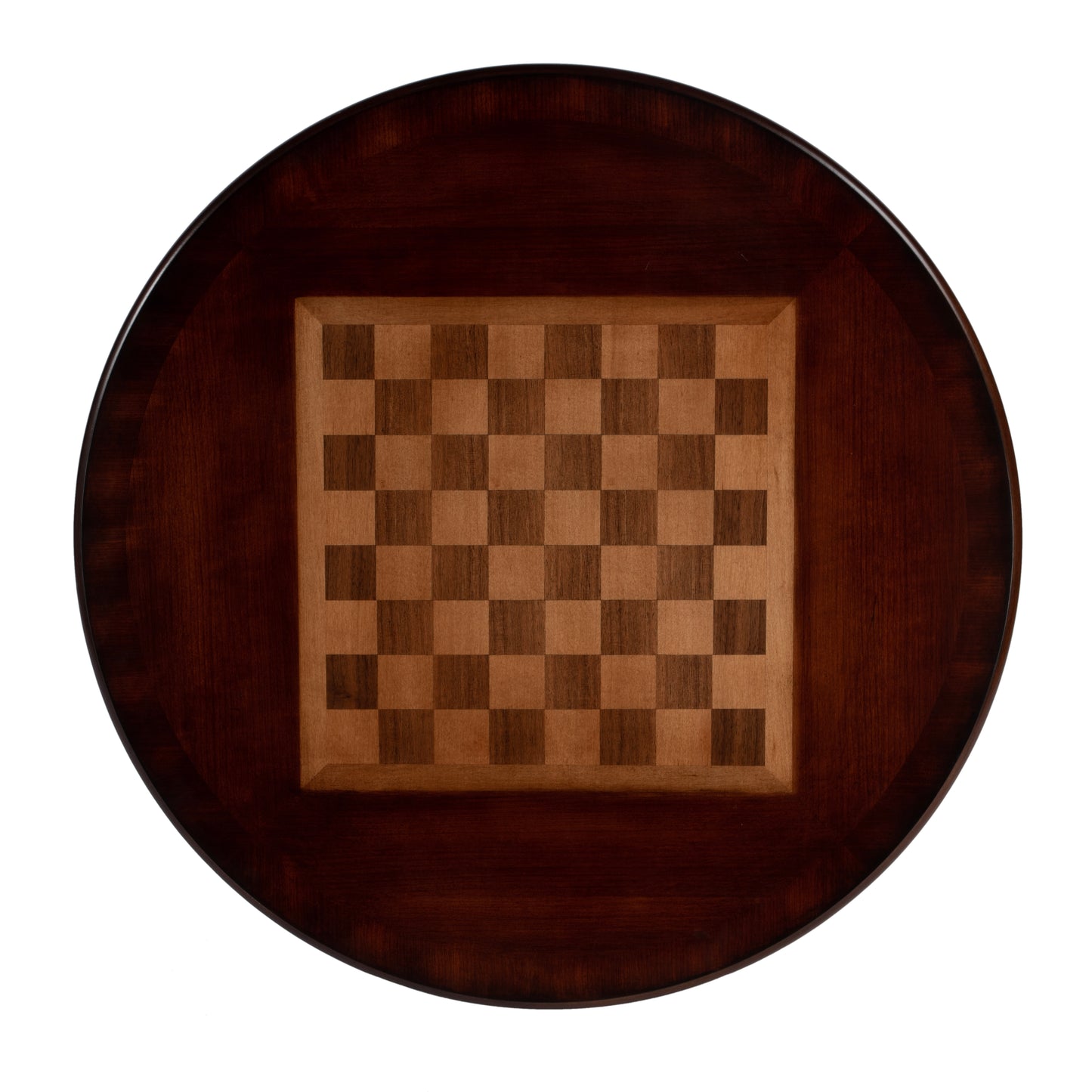 Fredrik 34"D Round Game Table in Medium Brown  5718024