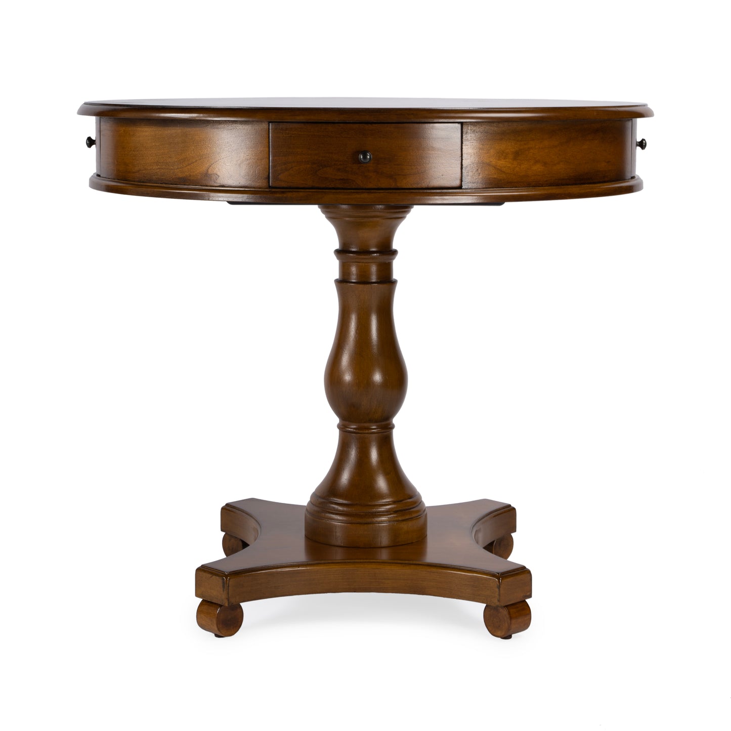 Fredrik 34"D Round Game Table in Light Brown 5718101
