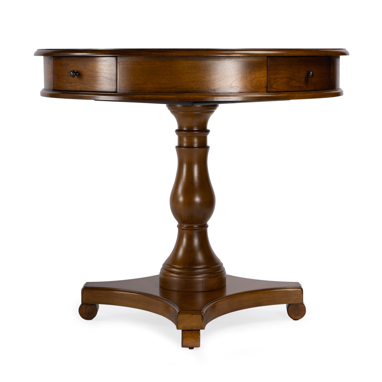 Fredrik 34"D Round Game Table in Light Brown 5718101