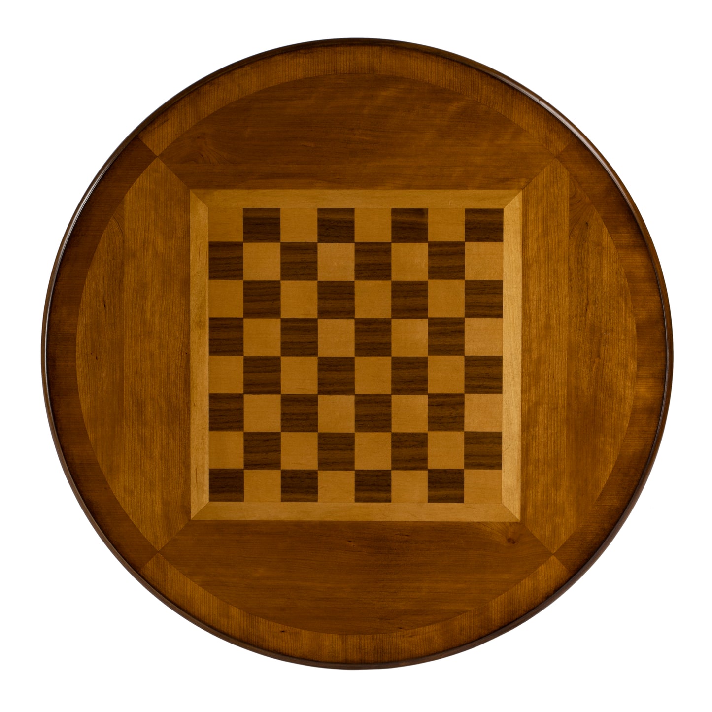 Fredrik 34"D Round Game Table in Light Brown 5718101