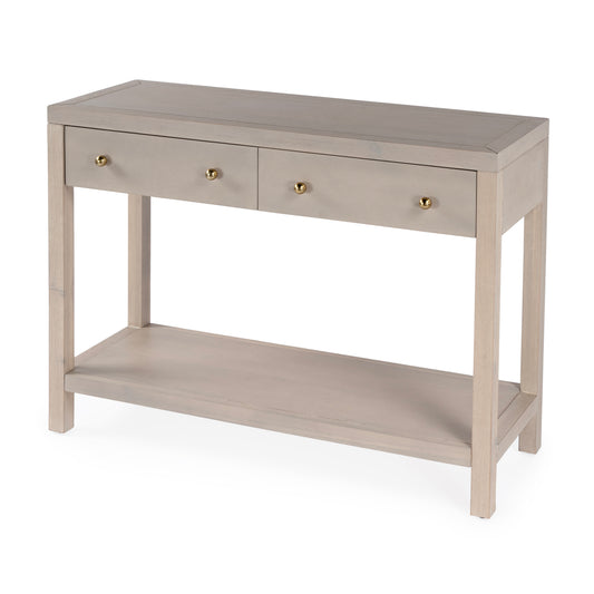 Celine 2 Drawer Console Table in Taupe  5739450