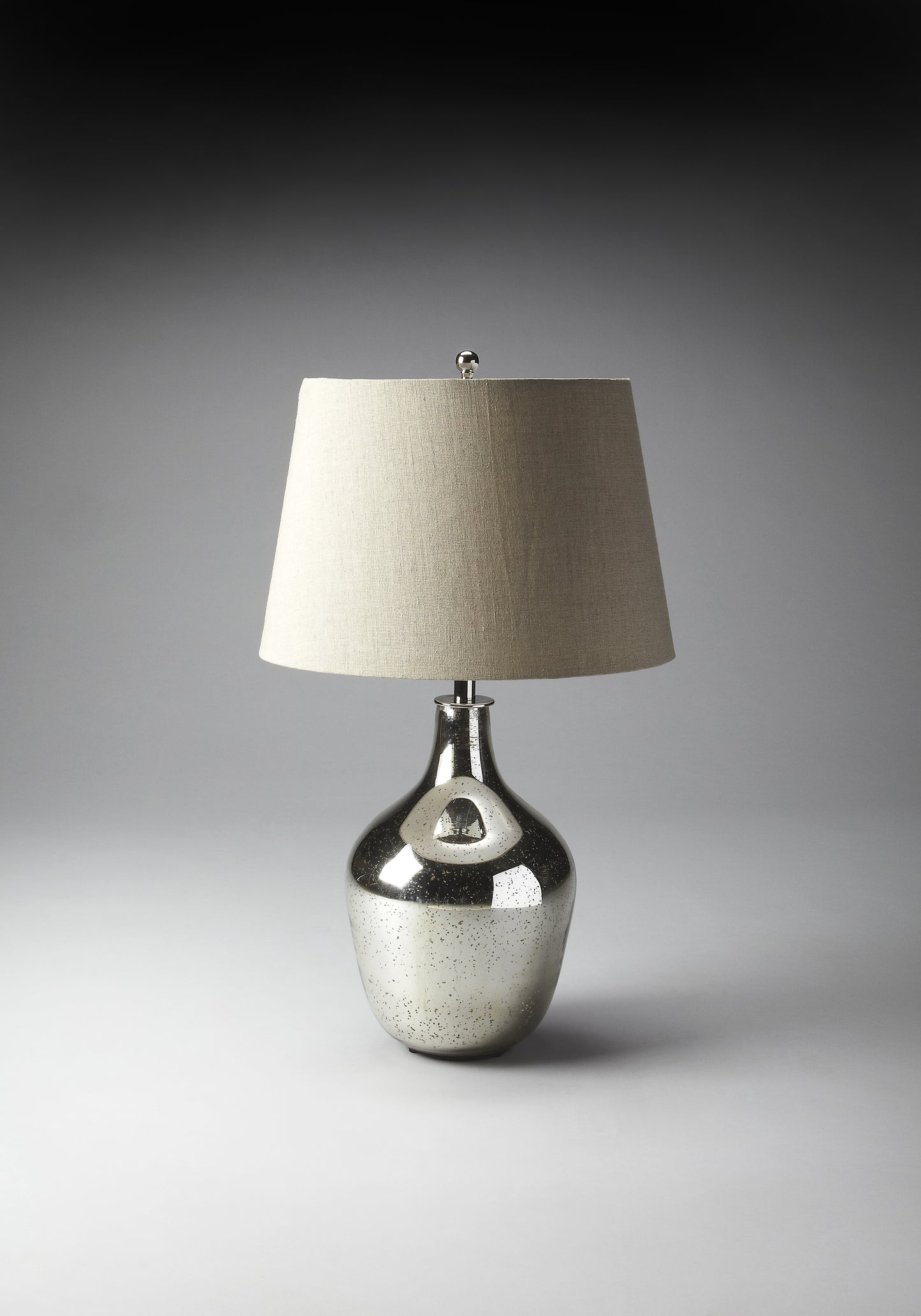 Rami Mercury Antique Table Lamp in Silver  7110116