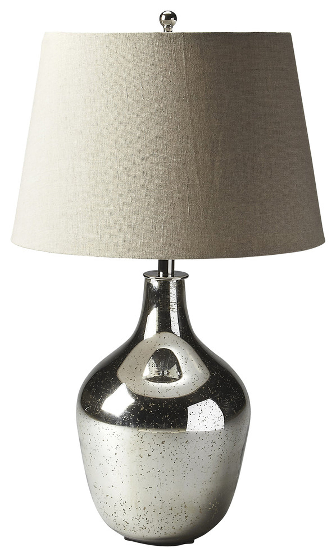 Rami Mercury Antique Table Lamp in Silver  7110116