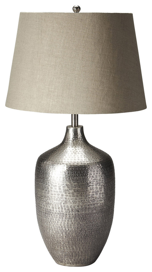Lemont Antique Silver Table Lamp in Silver 7127116