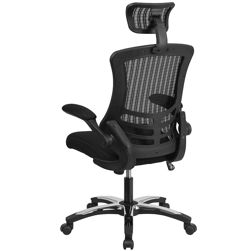 Black High Back Mesh Chair BL-X-5H-GG