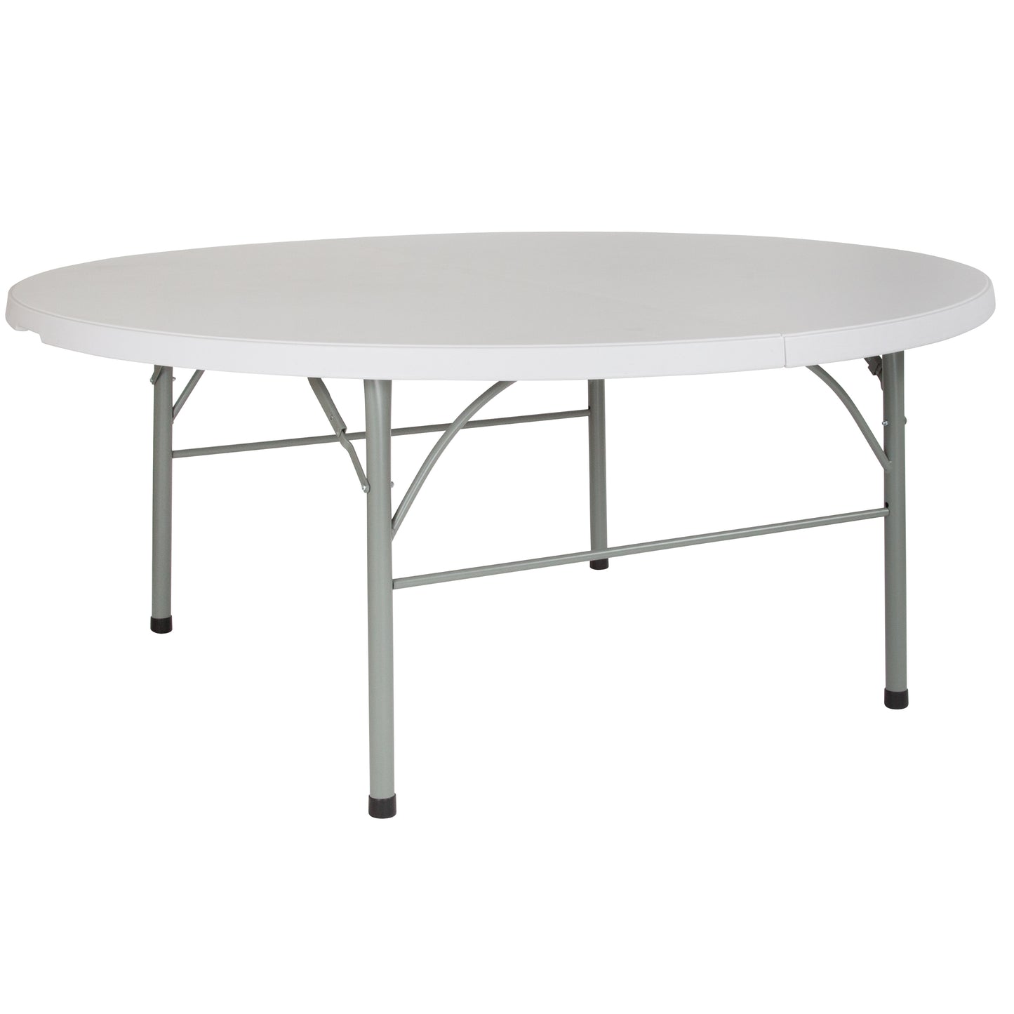 72RD White Bi-Fold Table DAD-183RZ-GG