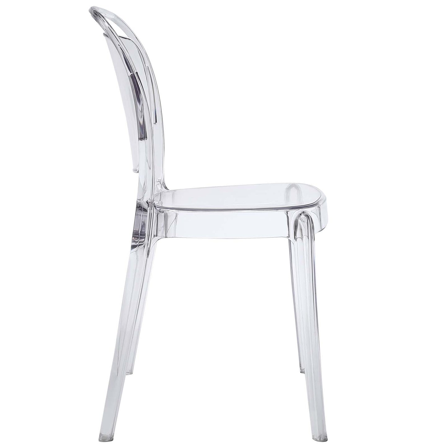 Entreat Dining Side Chair Clear EEI-1070-CLR