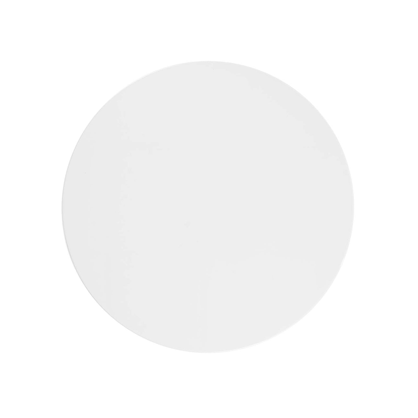 Lippa 28" Round Wood Top Dining Table White