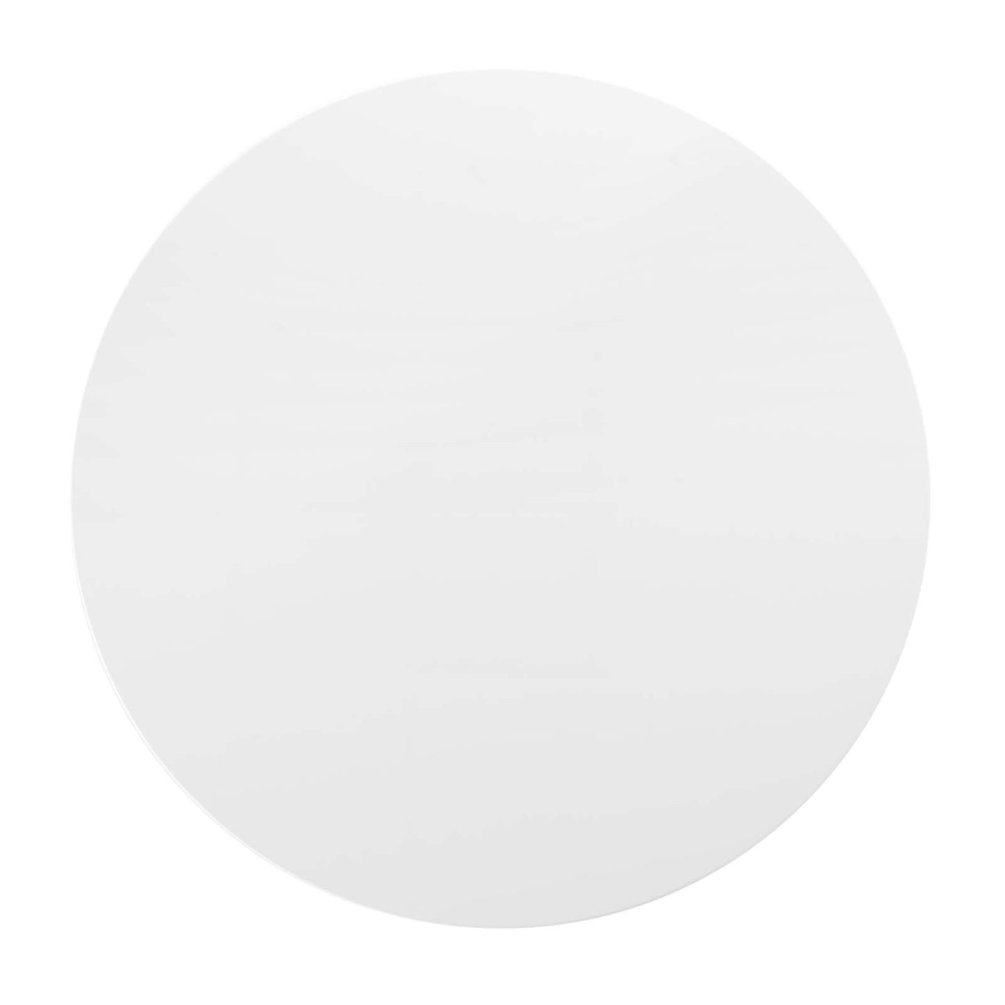 Lippa 47" Round Wood Top Dining Table White