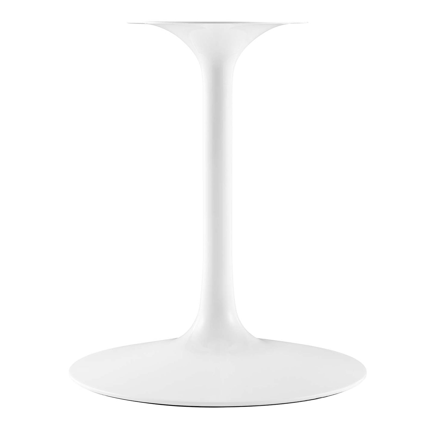 Lippa 47" Round Wood Top Dining Table White