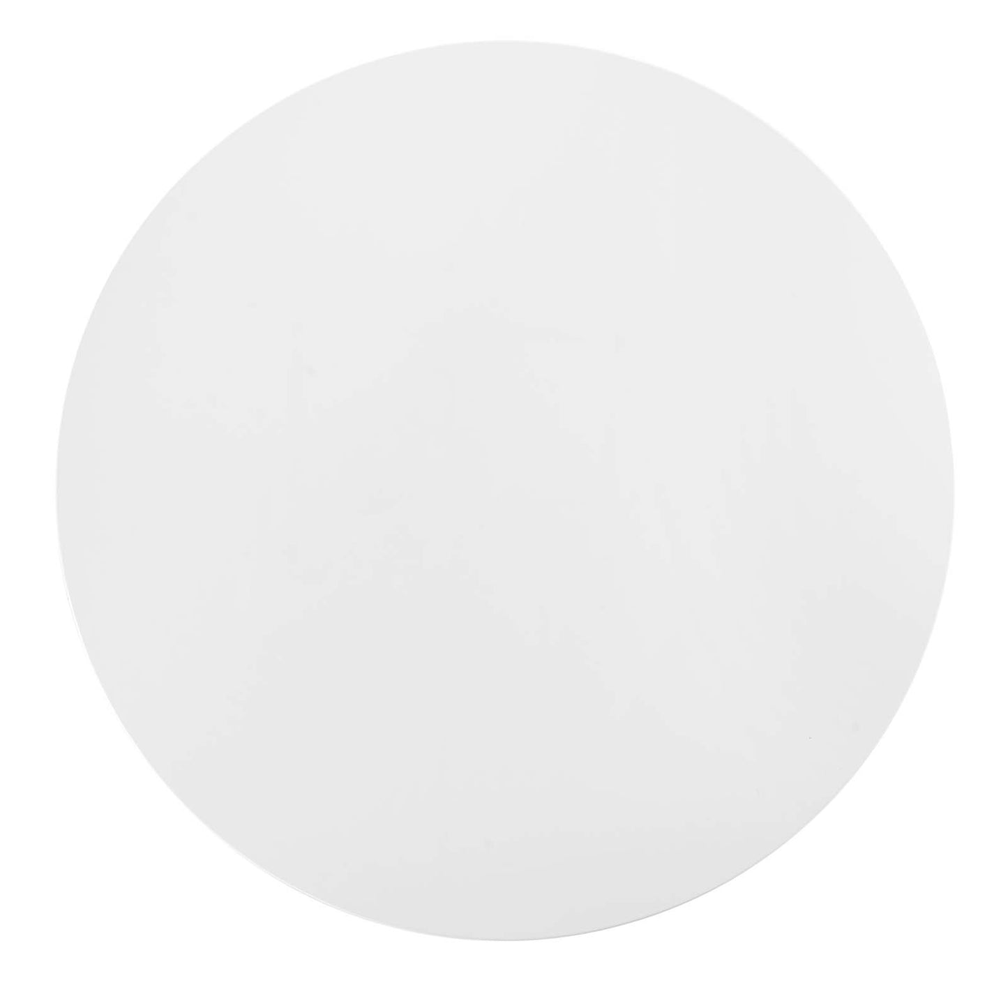 Lippa 54" Round Wood Top Dining Table White