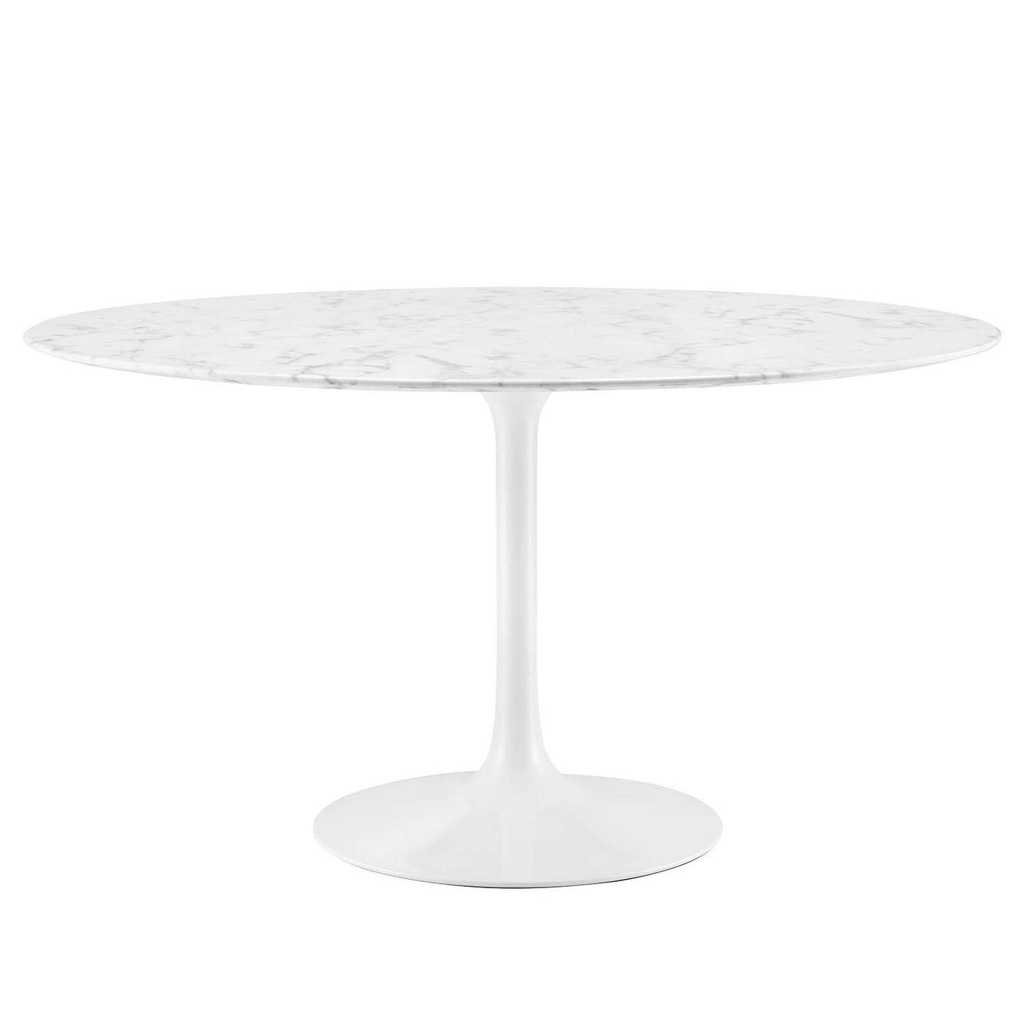 Lippa 54" Round Dining Table - Artificial Marble & Wood Options