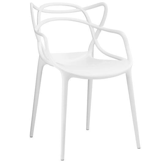 Entangled Dining Armchair White