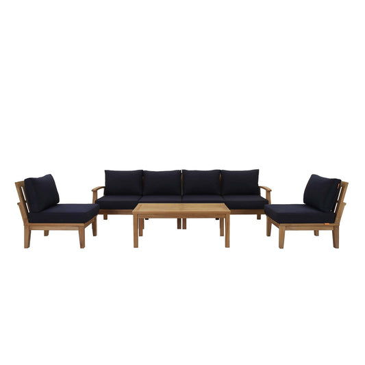 Marina 7 Piece Outdoor Patio Teak Set by Modway