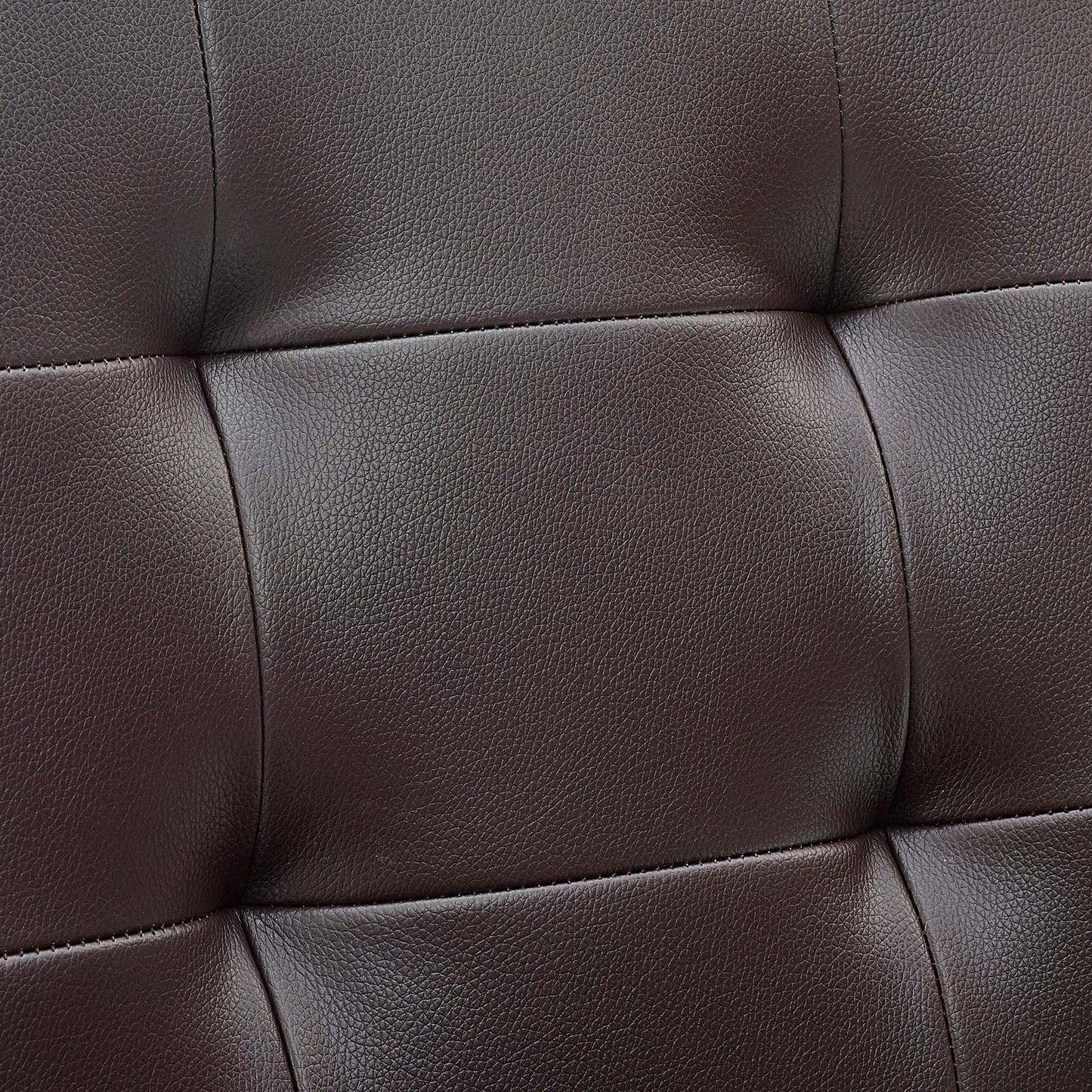 Prim Armless Vegan Leather Mid Back Office Chair