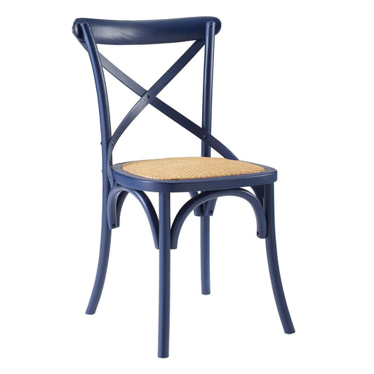 Gear Dining Side Chair Midnight Blue EEI-1541-MID