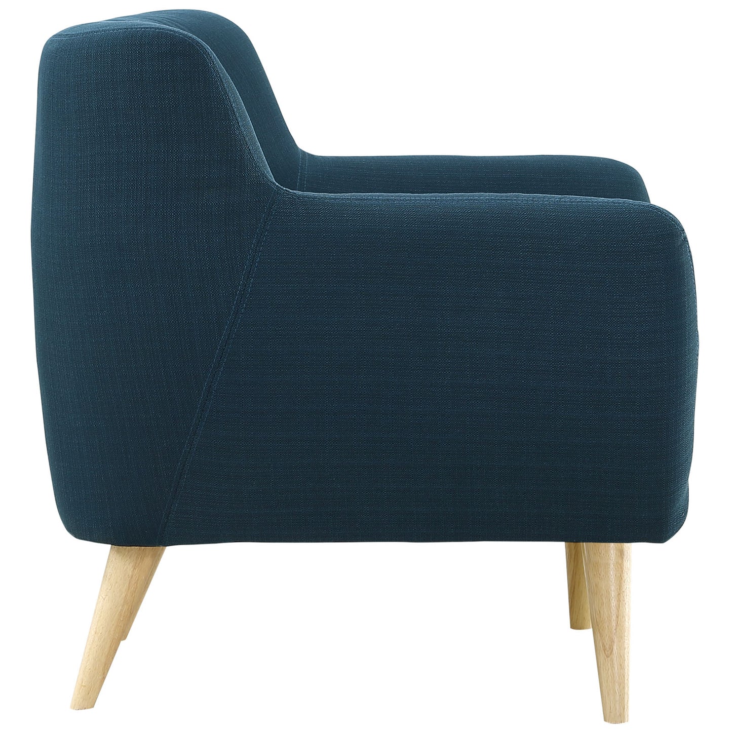 Remark Upholstered Fabric Armchair Azure EEI-1631-AZU