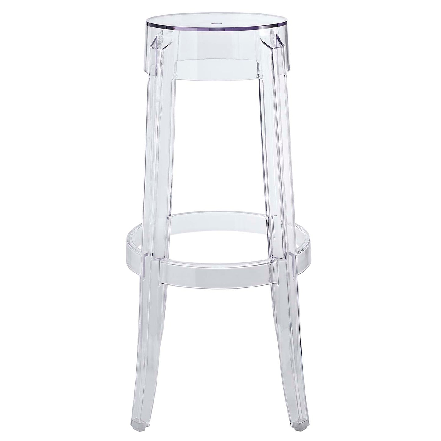 Casper Clear Counter and Bar Stool Set