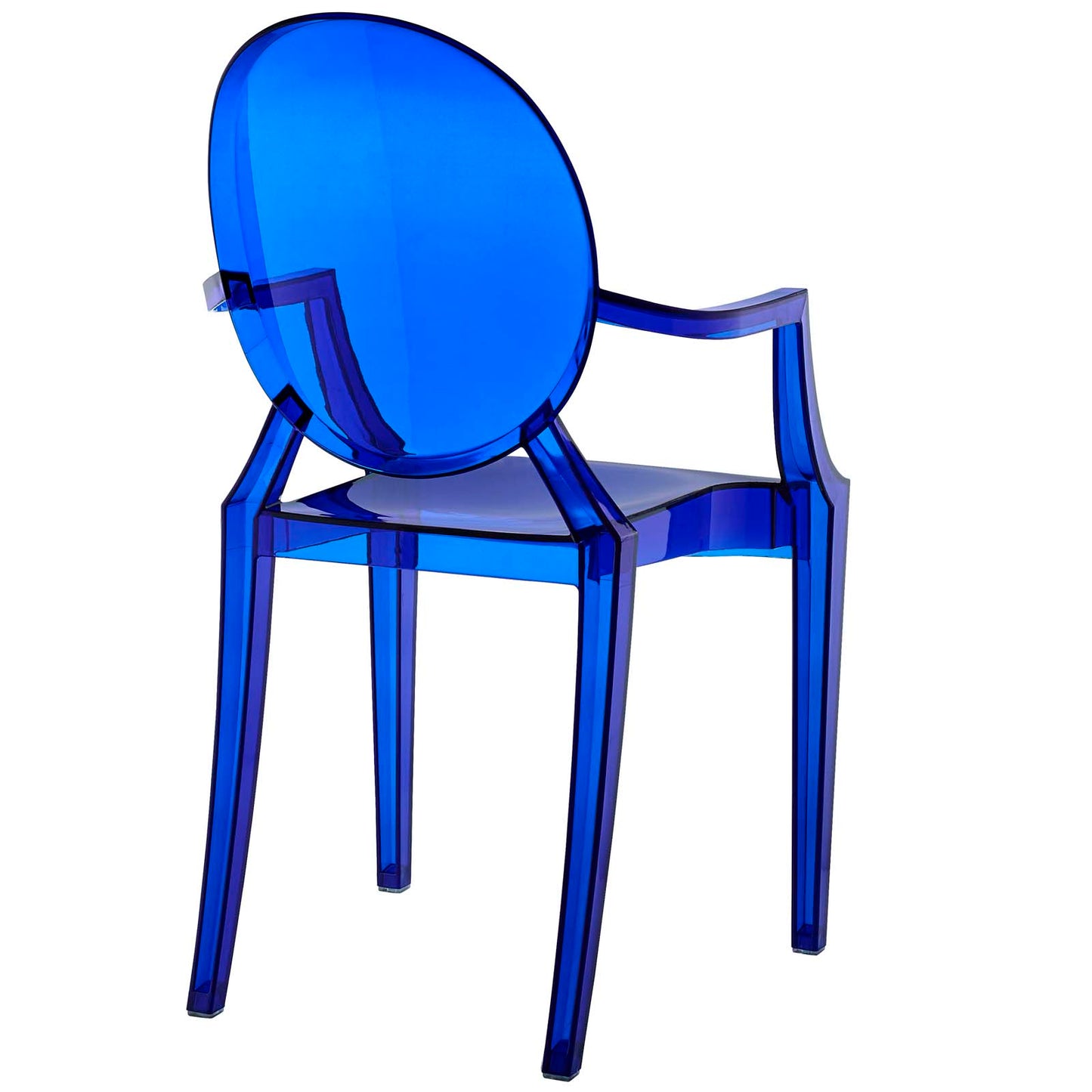 Casper Dining Armchairs Set of 4 Blue
