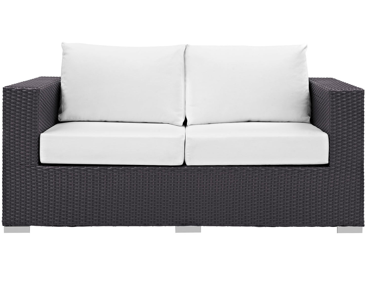 Convene Outdoor Patio Loveseat Espresso