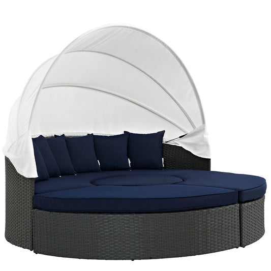 Sojourn Outdoor Patio Sunbrella® Daybed Canvas Navy