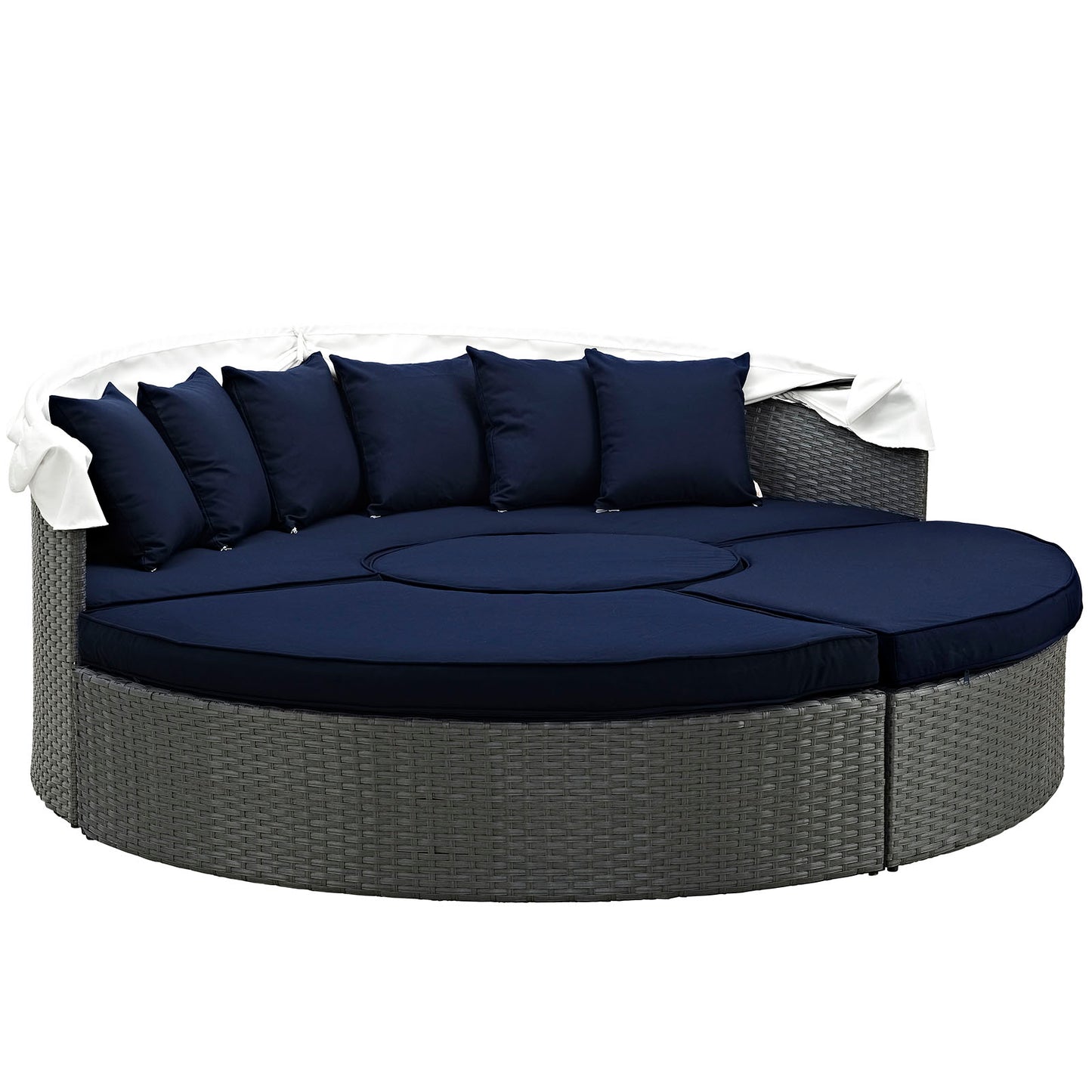 Sojourn Outdoor Patio Sunbrella® Daybed Canvas Navy