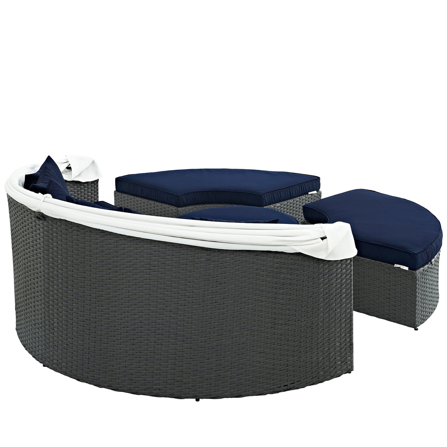 Sojourn Outdoor Patio Sunbrella® Daybed Canvas Navy