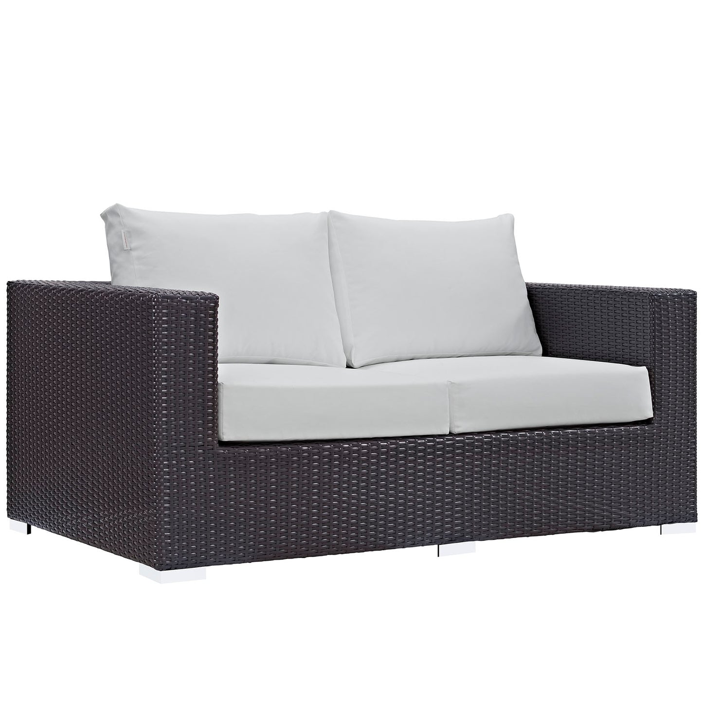 Convene 8 Piece Outdoor Patio Sofa Set Espresso