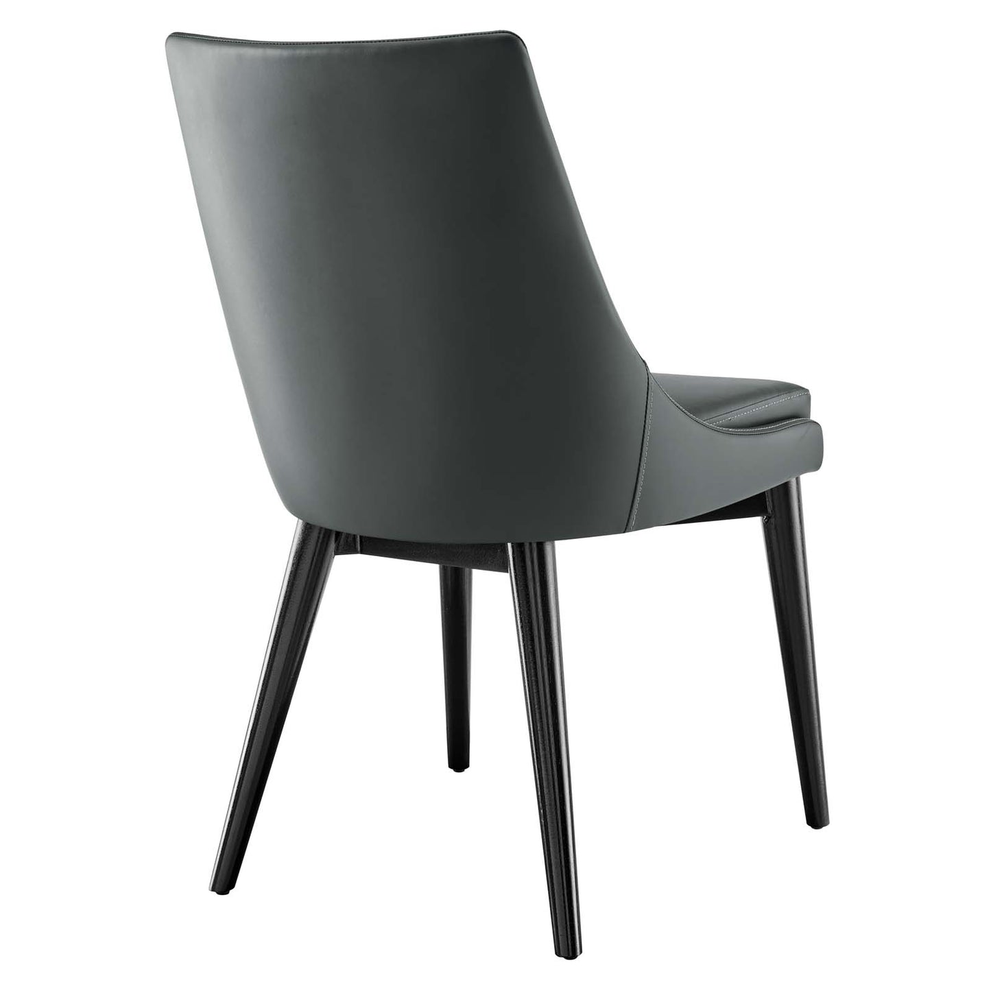 Viscount Vegan Leather Dining Chair Gray EEI-2226-GRY