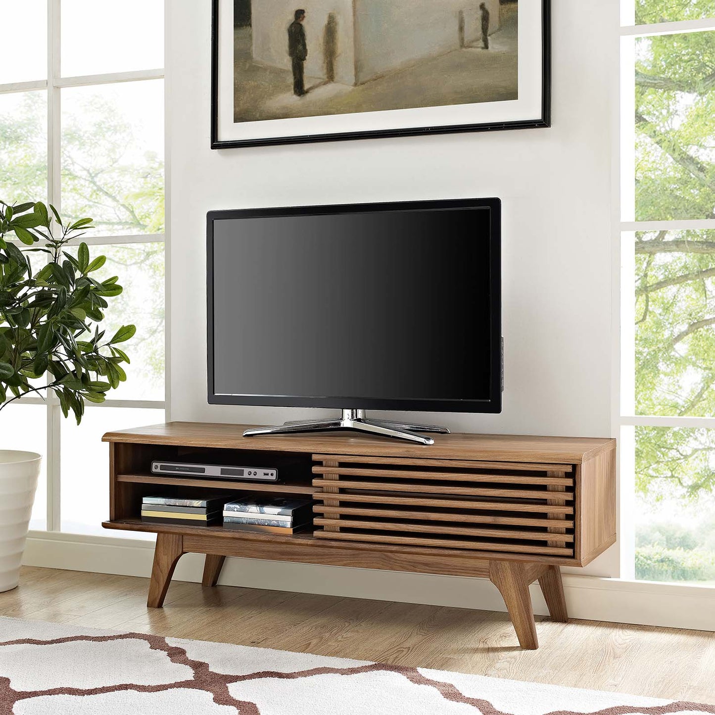 Render 48” TV Stand - Walnut and Oak Options - EEI-2539