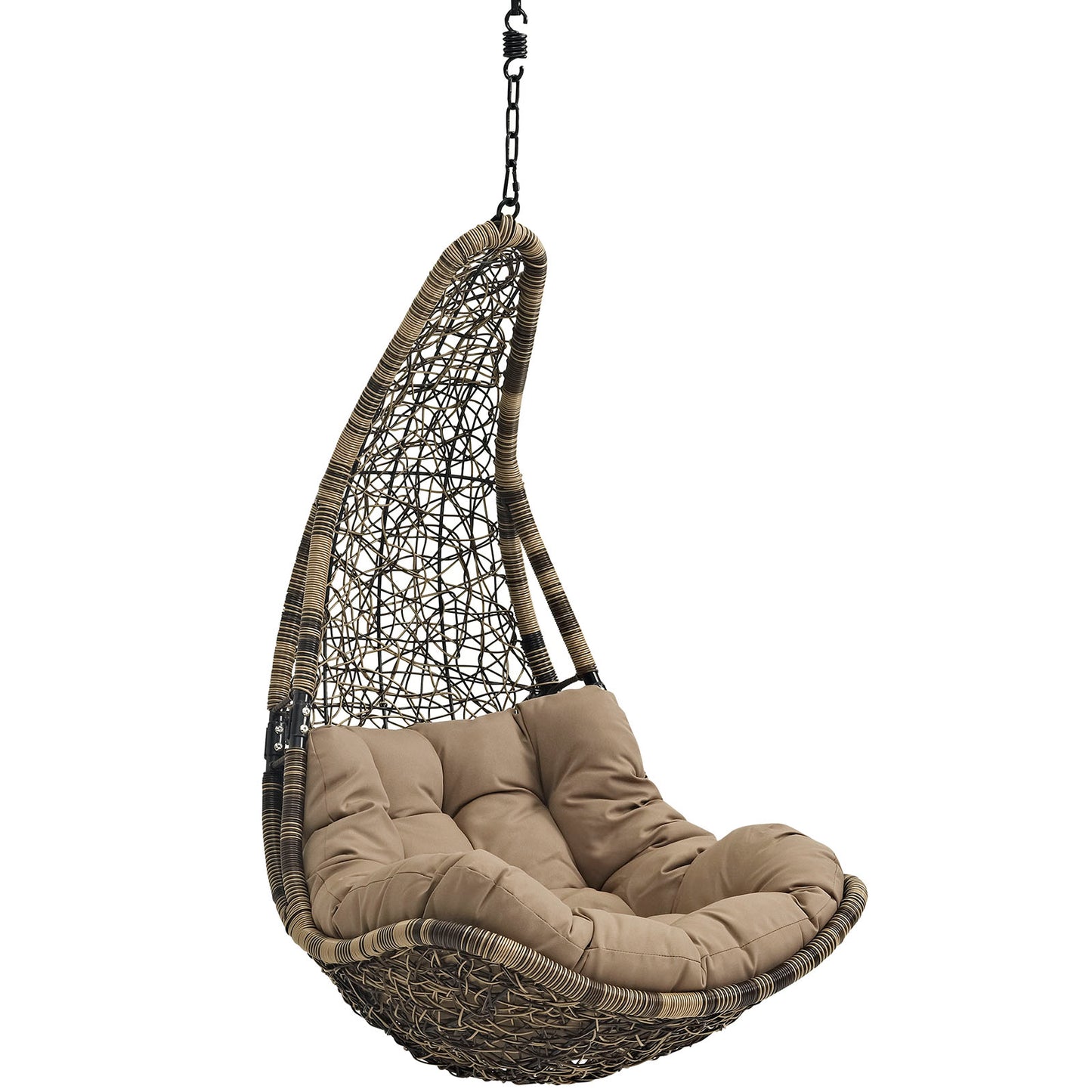Abate Outdoor Patio Swing Chair Without Stand Wicker Rattan