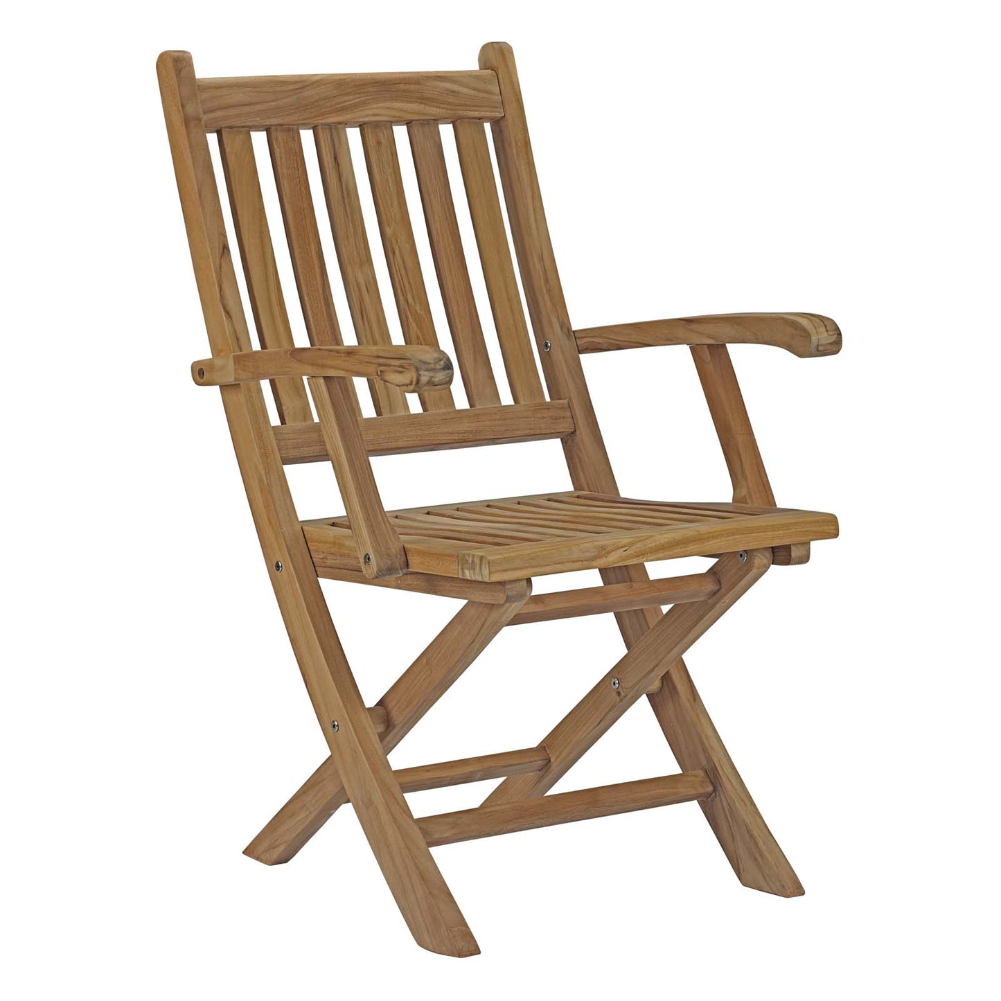 Marina Outdoor Patio Teak Folding Chair Natural