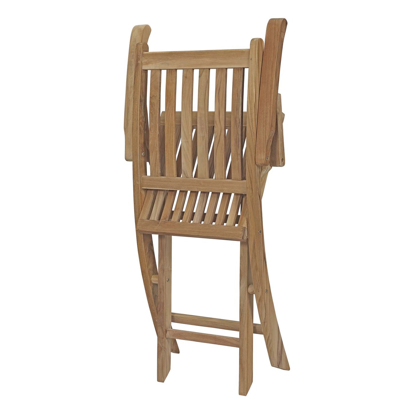 Marina Outdoor Patio Teak Folding Chair Natural