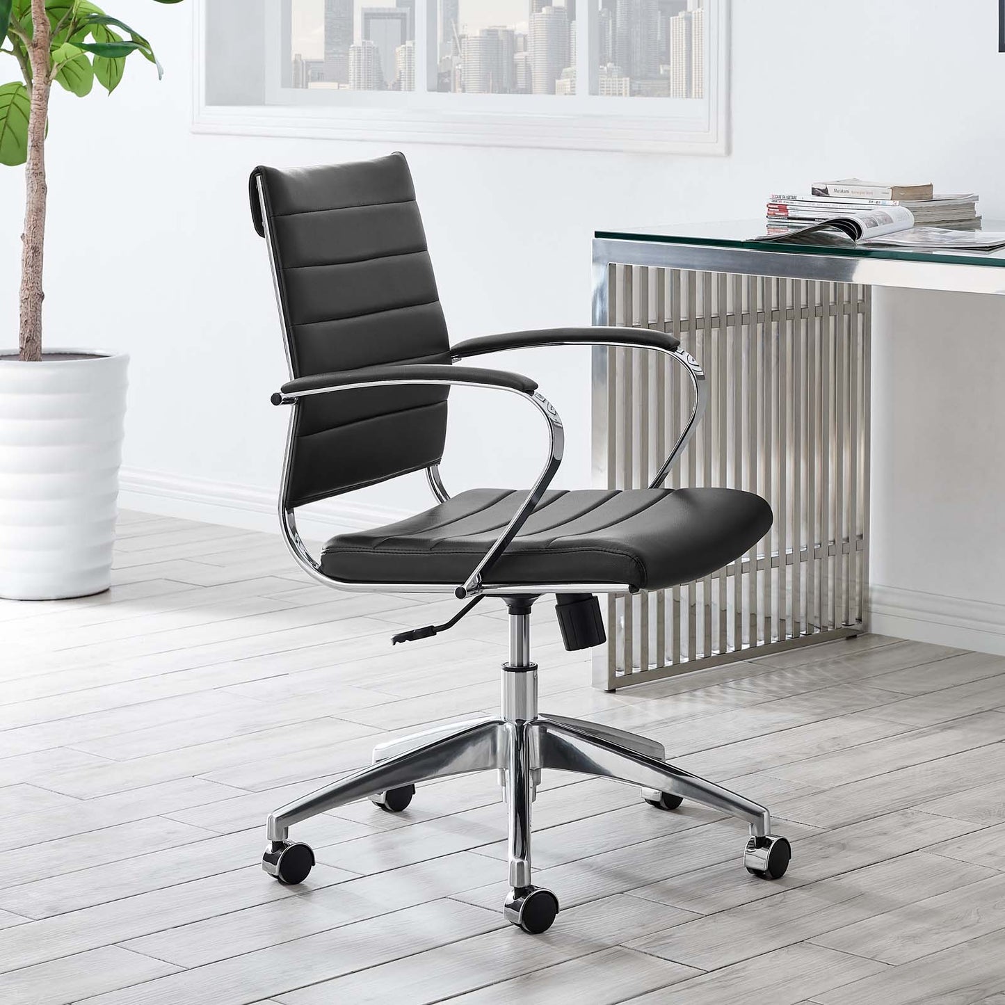 Jive Armless and Highback Mid Back Office Chair