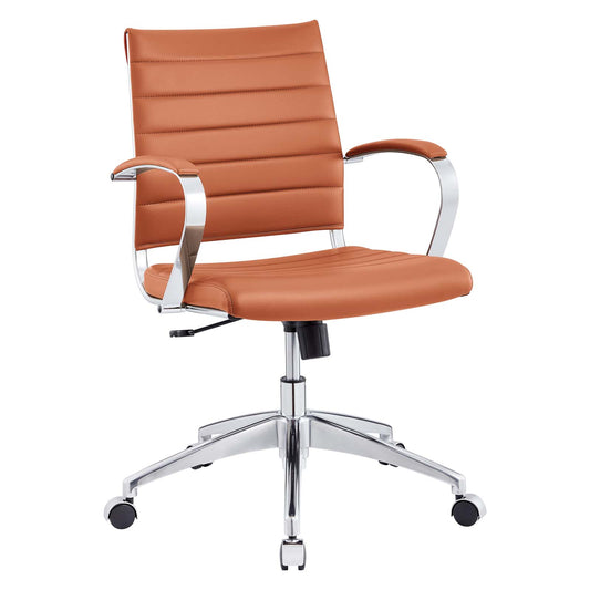 Jive Mid Back Office Chair Terracotta
