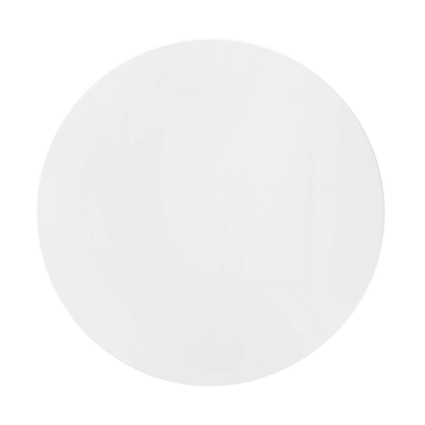 Lippa 40" Round Wood Dining Table Gold White