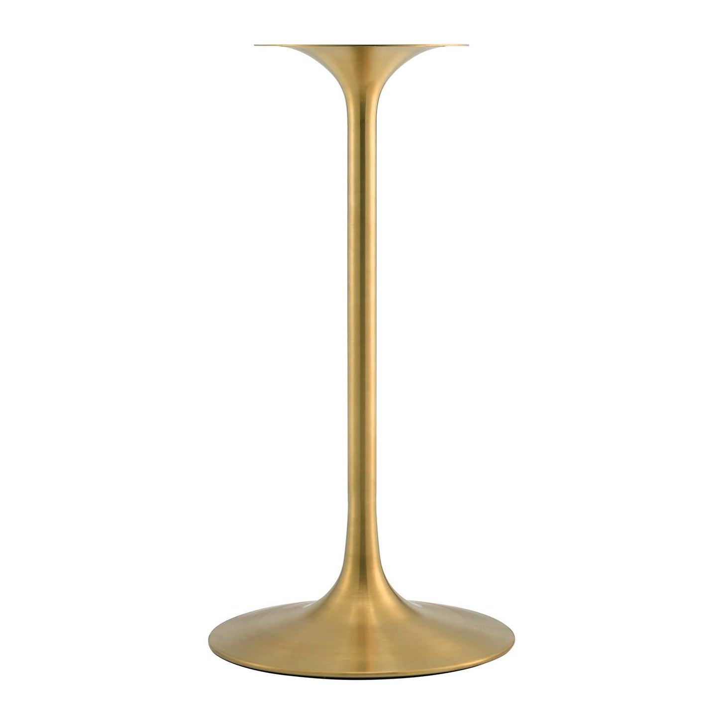 Lippa 28" Round Artificial Marble Bar Table Gold White