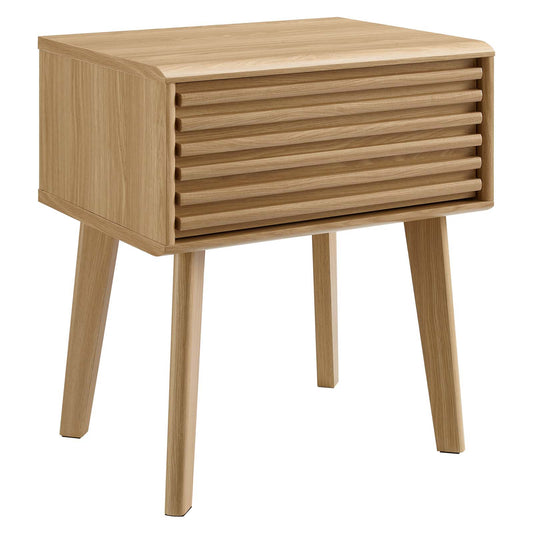 Render End Table Oak