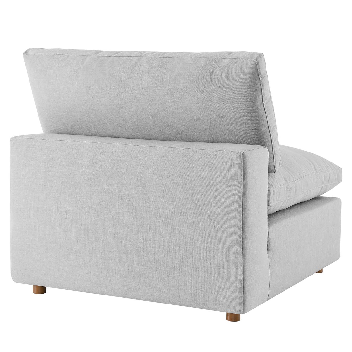 Commix Down Filled Overstuffed 3 Piece Sectional Sofa Set Light Gray EEI-3355-LGR