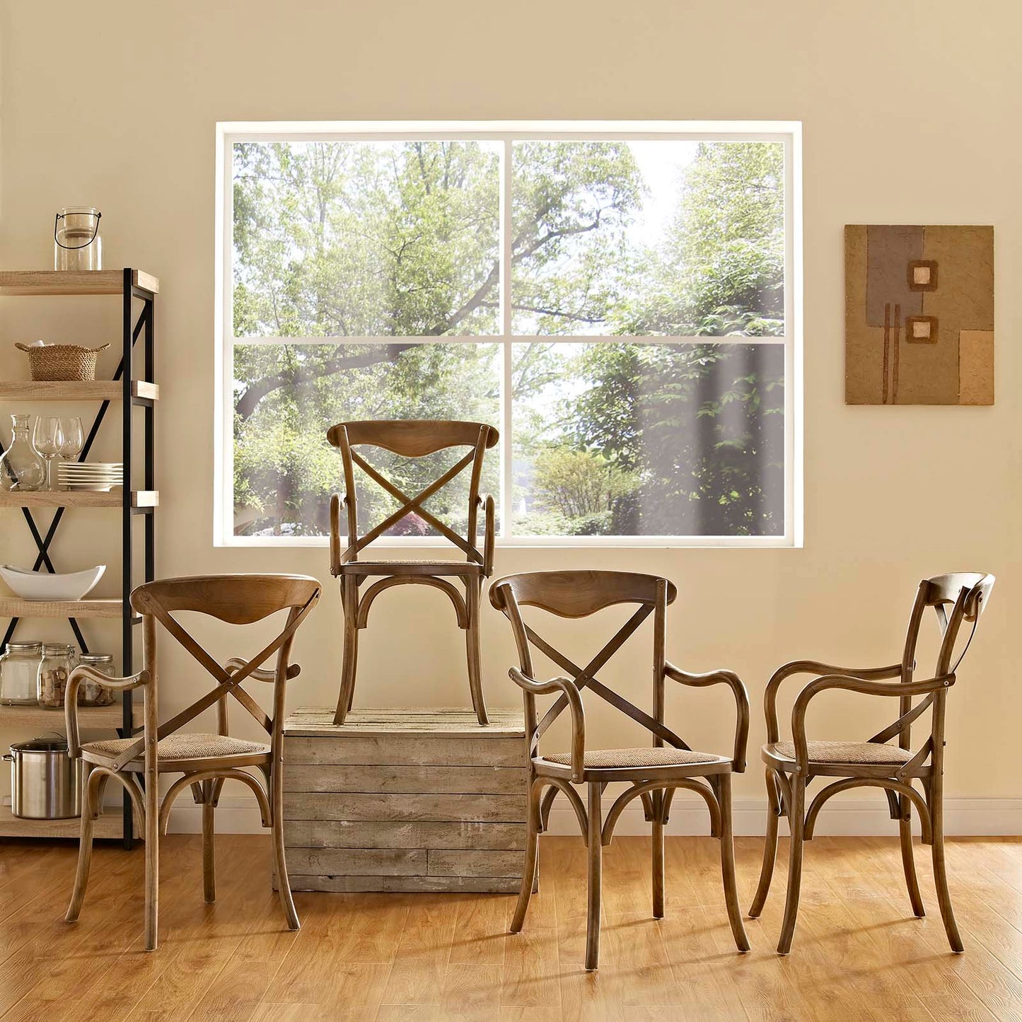 Gear Dining Armchair and Side Chair Set of 2 or 4