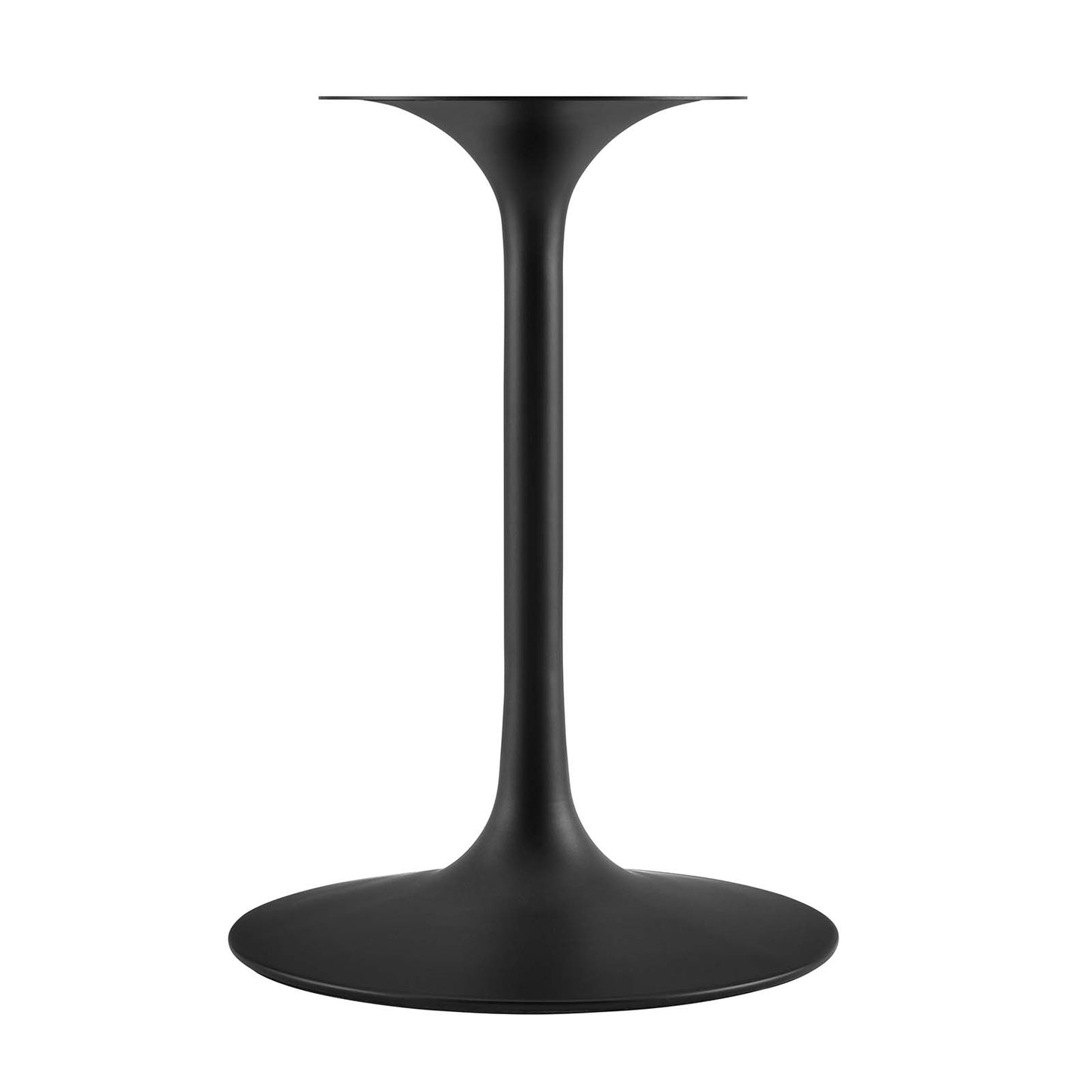 Lippa 36" Round Wood Grain Dining Table Black Walnut