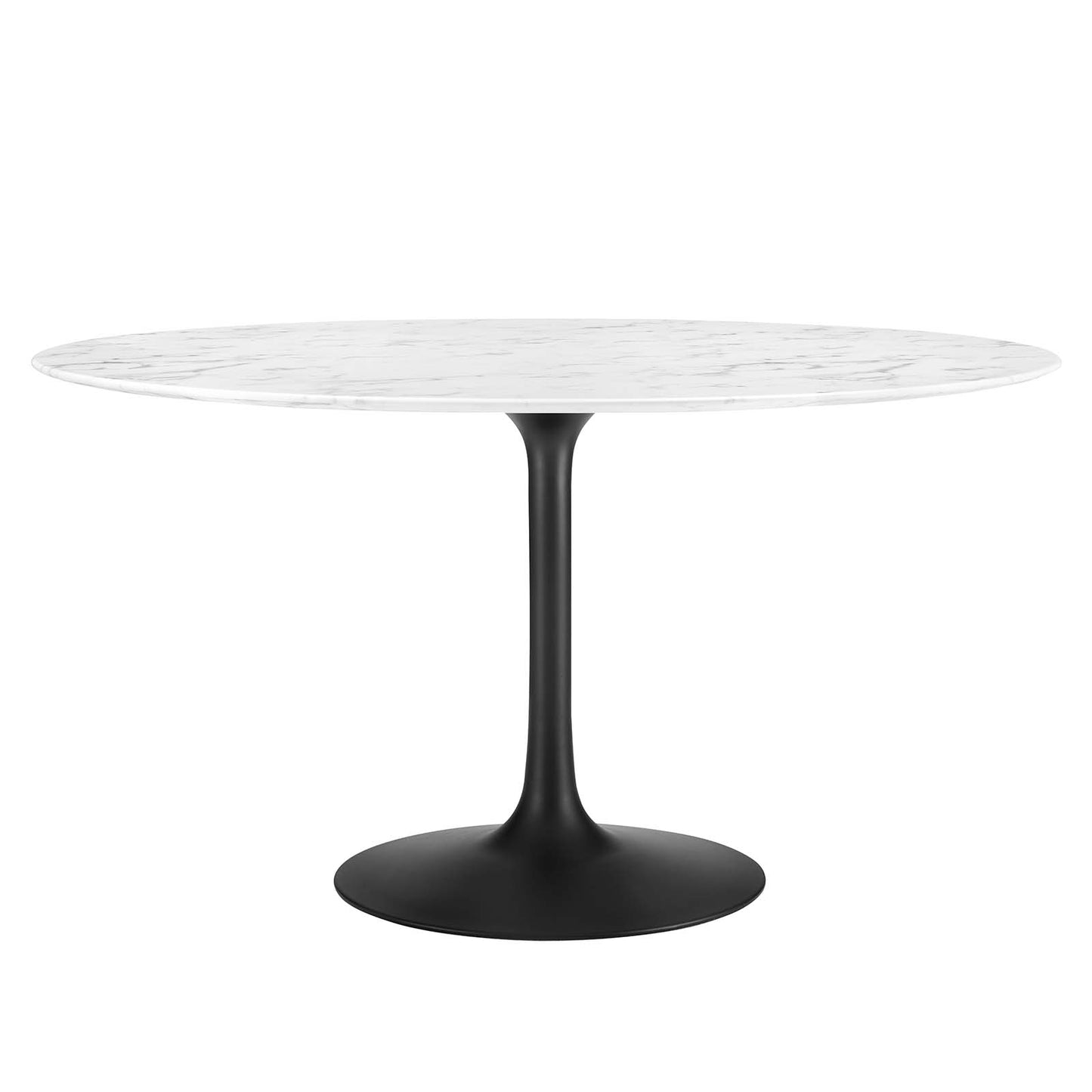 Lippa 54" Round Dining Table - Artificial Marble & Wood Options