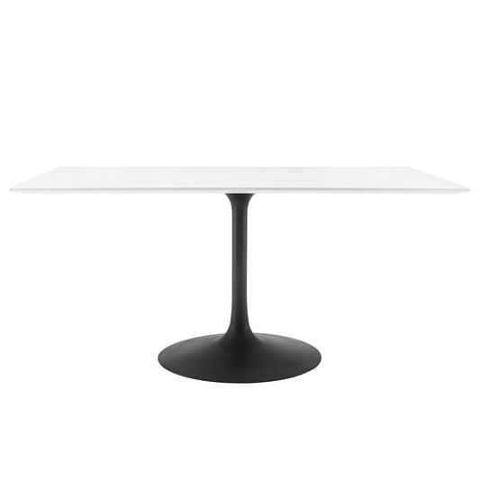 Lippa 60" Rectangle Dining Table - Wood and Metal Options Available