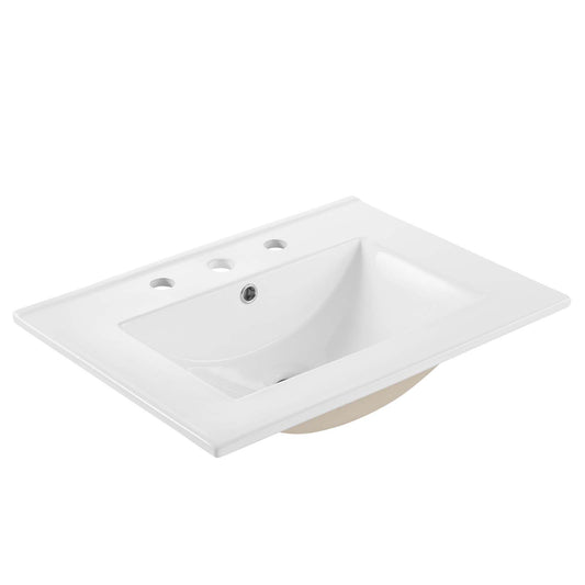 Cayman 24" Bathroom Sink White