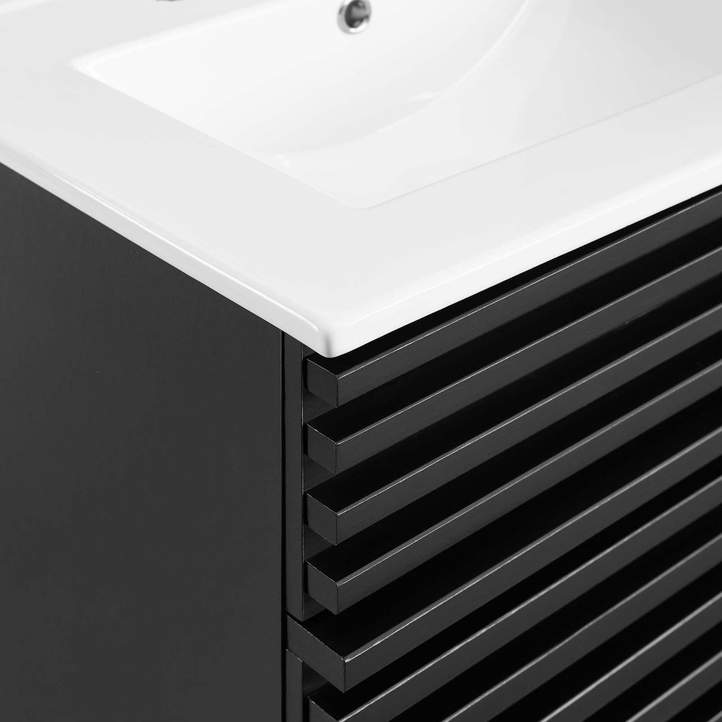 Render Bathroom Vanity Black White EEI-3860-BLK-WHI