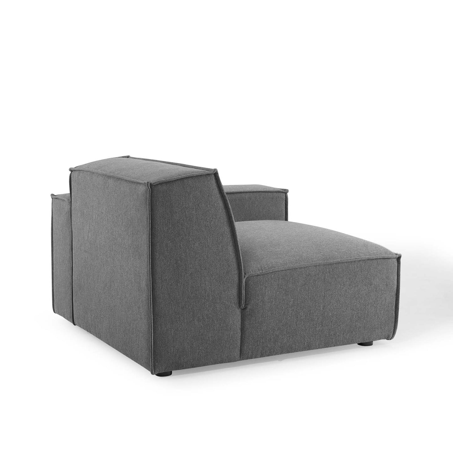 Restore Right-Arm Sectional Sofa Chair Charcoal EEI-3870-CHA