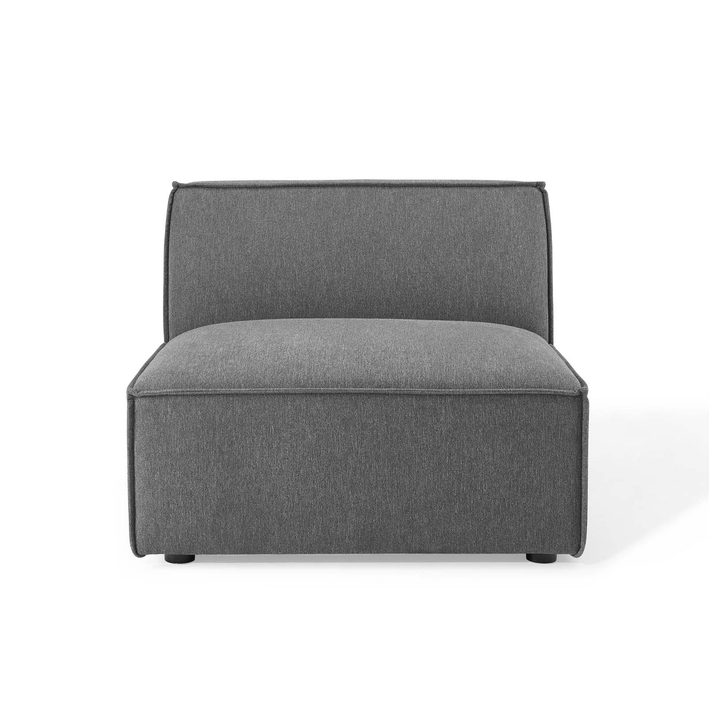 Restore Sectional Sofa Armless Chair Charcoal EEI-3872-CHA